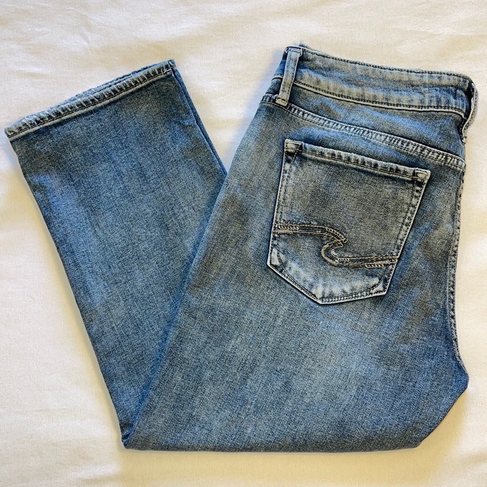 Silver Suki Western Glove Works Capri Jeans 31/22.5